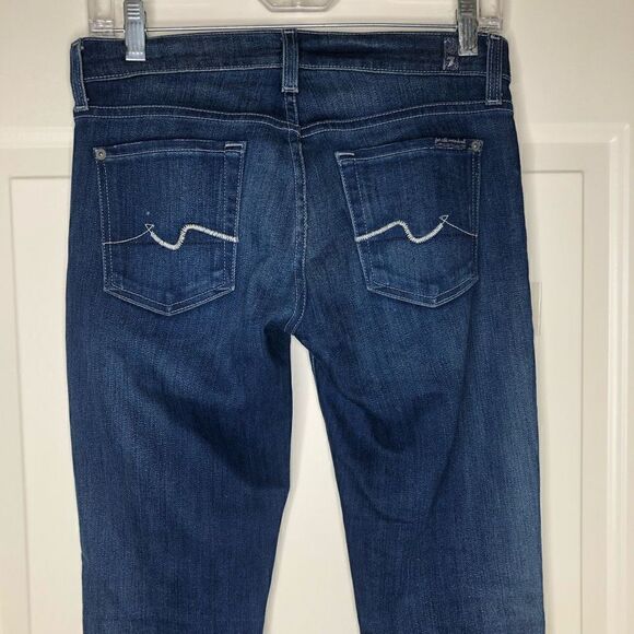 7 For All Mankind Roxanne Medium Wash Jeans - Picture 4 of 11